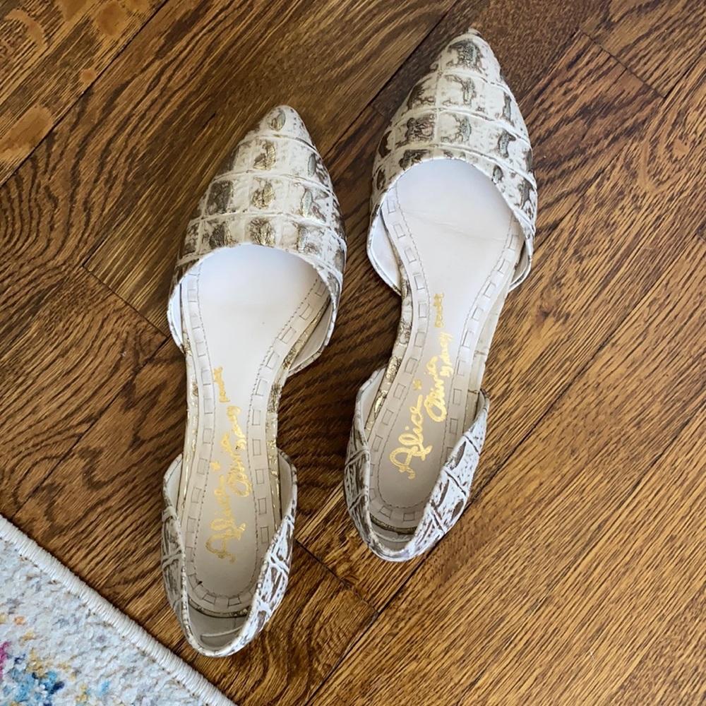 Alice + Olivia pointy toe flats